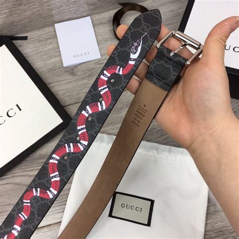 fake gucci kingsnake belt|gg gucci belt sale.